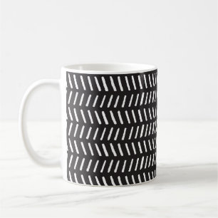 Caneca De Café Abstrato stripes Fundo de Vintagem Horizontal