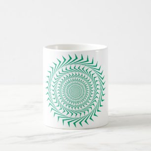 Caneca De Café Abstrato Sun Vortex Coffee Mug