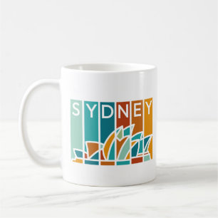 Caneca De Café Abstrato Sydney Opera House para Viagem-amantes