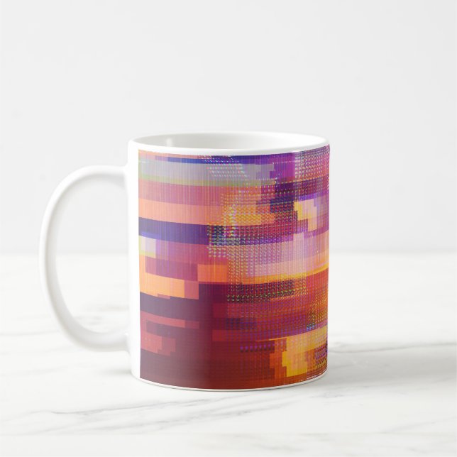 Caneca De Café Abstrato: textura do ecrã de ensaio (Esquerda)