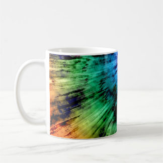 Caneca De Café Abstrato Tie Dye
