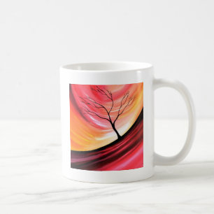 Caneca De Café Abstrato Tree - Arte Moderna