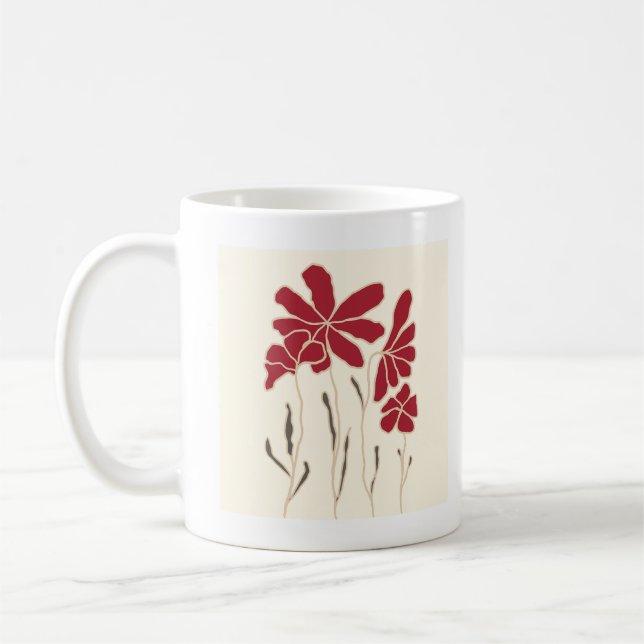 Caneca De Café "Abstrato Vetor Vogue Tee" (Esquerda)