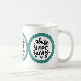 Caneca De Café Abuso não é engraçado