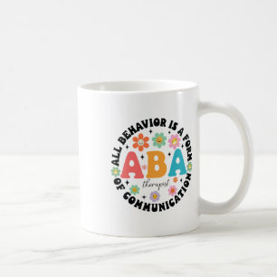 Caneca De Café Aby Therapist Behaviour Analyst Autism Therapy Rbt