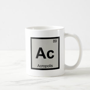 Caneca De Café Ac - Símbolo de Química da Arquitetura da Acróp