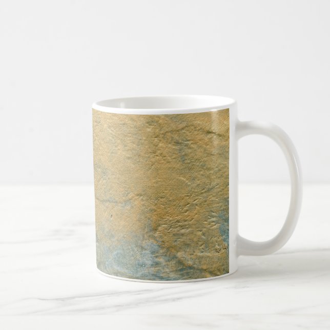 Caneca De Café Acabamento Falso Turquesa Cobre (Direita)
