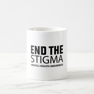Caneca De Café Acabar Com A Consciência Da Saúde Mental Do Estigm