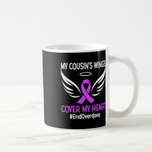 Caneca De Café Acabar com a sobredosagem Cobrir das Asas do Meu P