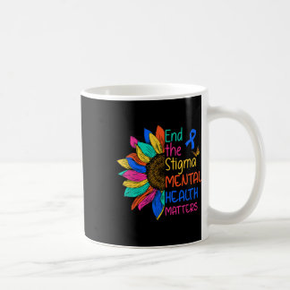 Caneca De Café Acabe Com A Saúde Mental Estigma E A Consciência M