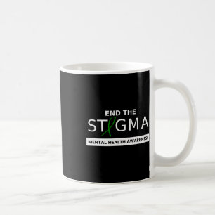 Caneca De Café Acabe com o estigma - que pode ser a consciência d