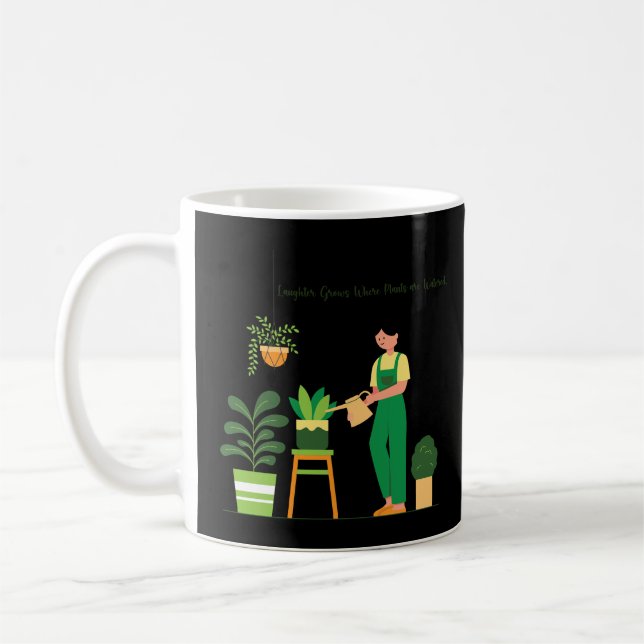Caneca De Café Acabei De Molhar As Minhas Plantas (Esquerda)