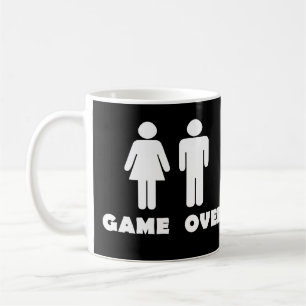 Caneca De Café Acabou o jogo