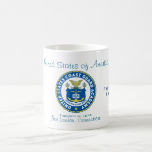Caneca De Café Academia da guarda de U.S.Coast