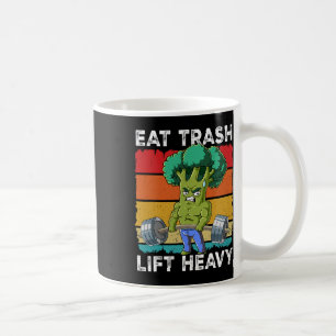 Caneca De Café Academia de Brócolis Treinamento com Peso Coma Lix