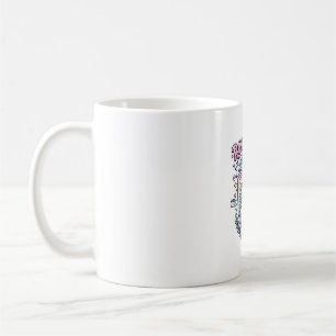 Caneca De Café Academia do Chifre Real do Unicórnio Impressão de 