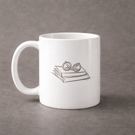 Caneca De Café Academia Sombria – Arte de Livros Antigos | Presen