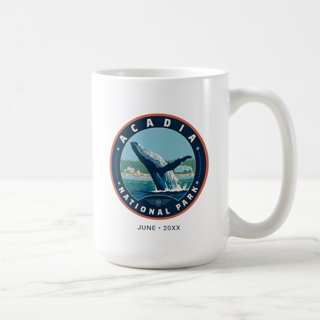 Caneca De Café Acadia National Park (Direita)