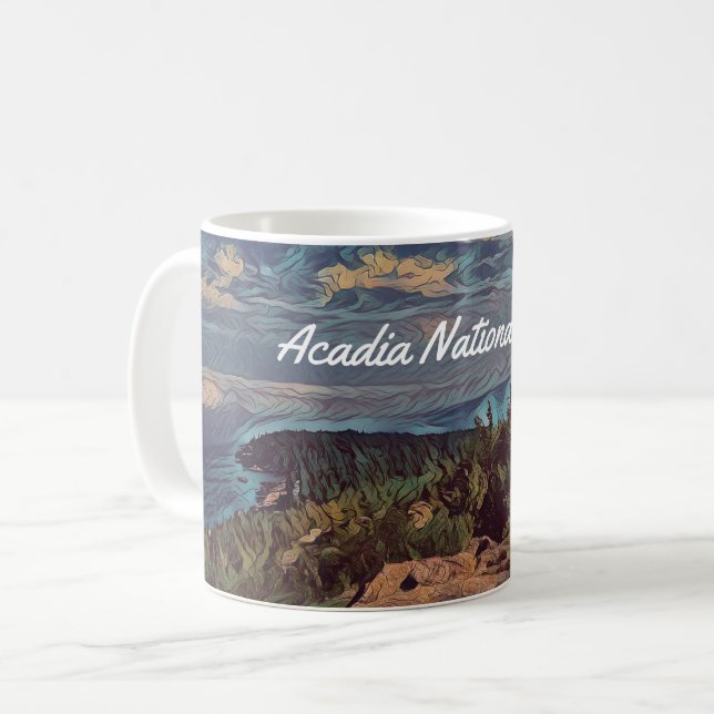 Caneca De Café Acadia Sky Mug (Frente Esquerda)