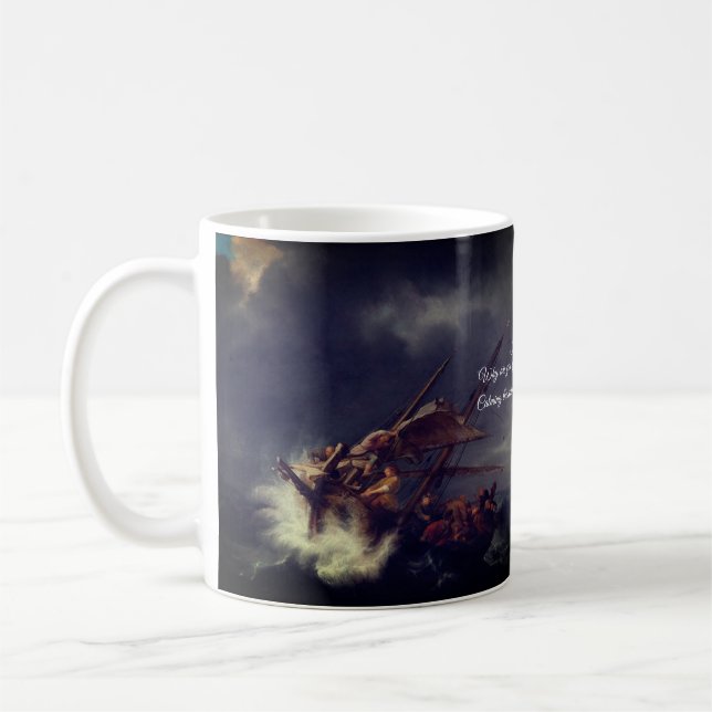 Caneca De Café Acalmando o Mar (Esquerda)