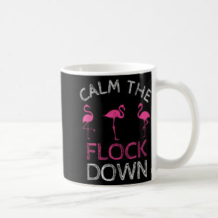 Caneca De Café Acalme-Se O Feitiço De Verão De Flamingo Rosa