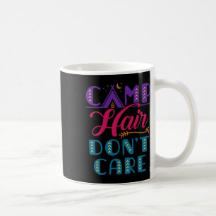Caneca De Café Acampamento Cabelo Não Liga Acampamento de Férias 
