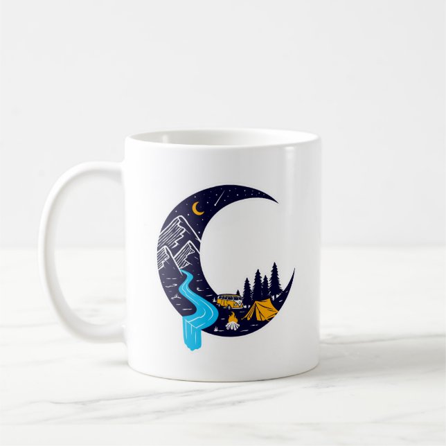 Caneca De Café Acampamento Crescent Moon Adventure (Esquerda)