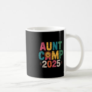 Caneca De Café Acampamento da Tia 2025 Férias em Família Verão Eq