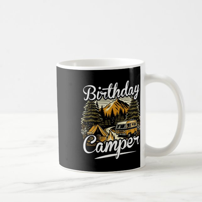 Caneca De Café Acampamento de Aniversário  (Direita)