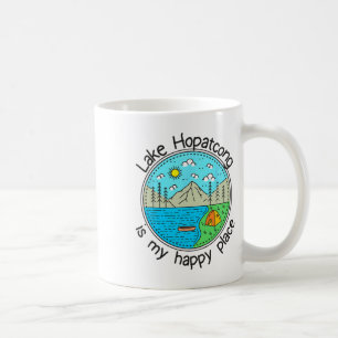 Caneca De Café Acampamento de Barco de Pesca - Meu Local Feliz La