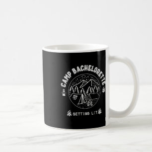 Caneca De Café Acampamento de despedida de solteira ficando lit C