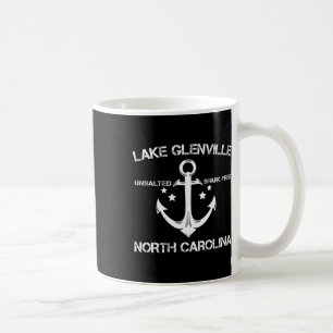 Caneca De Café Acampamento de pesca engraçado no lago Glenville C