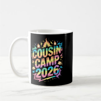 Caneca De Café Acampamento de Primo Louco 2026 Equipe de Férias T