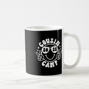 Caneca De Café Acampamento de Primos 2025 Acampante Acampamento F