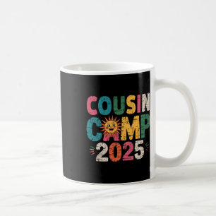 Caneca De Café Acampamento de Primos 2025 Férias de Família Verão