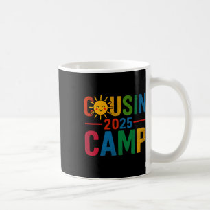 Caneca De Café Acampamento de Primos 2025 Férias de Verão Encontr