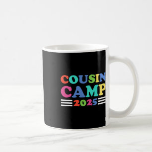 Caneca De Café Acampamento de Primos 2025 Verão Divertido Família