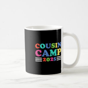 Caneca De Café Acampamento de Primos 2025 Verão Divertido Família