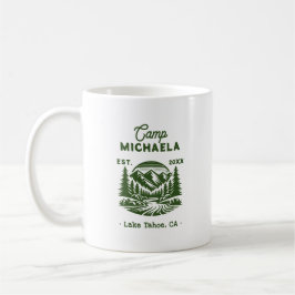 Caneca De Café Acampamento de Solteira Retro