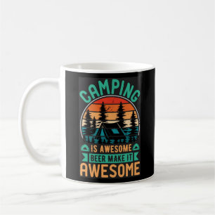 Caneca De Café Acampamento é Cerveja Incrível Torne-o Incrível-64