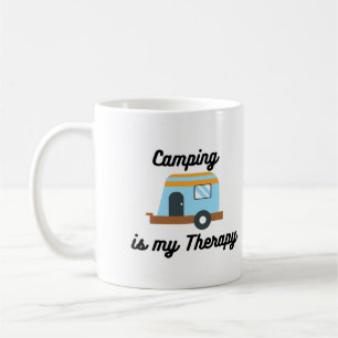 Caneca De Café Acampamento é minha terapia