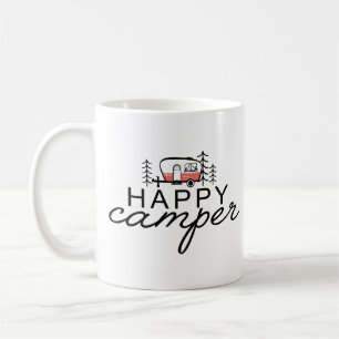 Caneca De Café Acampamento Feliz
