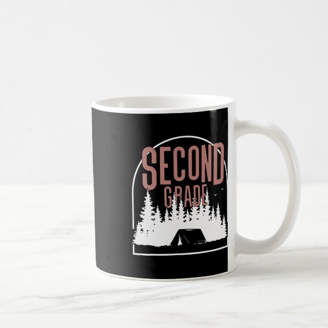 Caneca De Café Acampamento Segunda Série Camping Professor 2ª Sér (Direita)