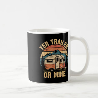Caneca De Café Acampamento Vintage Engraçado Camper Yer Trailer o