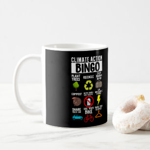 Caneca De Café Ação Climática Bingo Terra Dia das Alterações