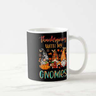 Caneca De Café Ação de Graças Com Meus Gnomos Queda Estação Pumpk
