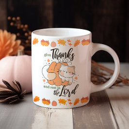 Caneca De Café Ação de Graças de Christian