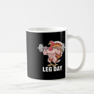 Caneca De Café Ação de Graças Engraçado Turquia Dia das Pernas Mo