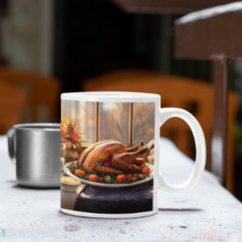 Caneca De Café Ação de Graças Moderno 4 Mug