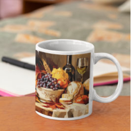 Caneca De Café Ação de Graças Moderno 6 Mug